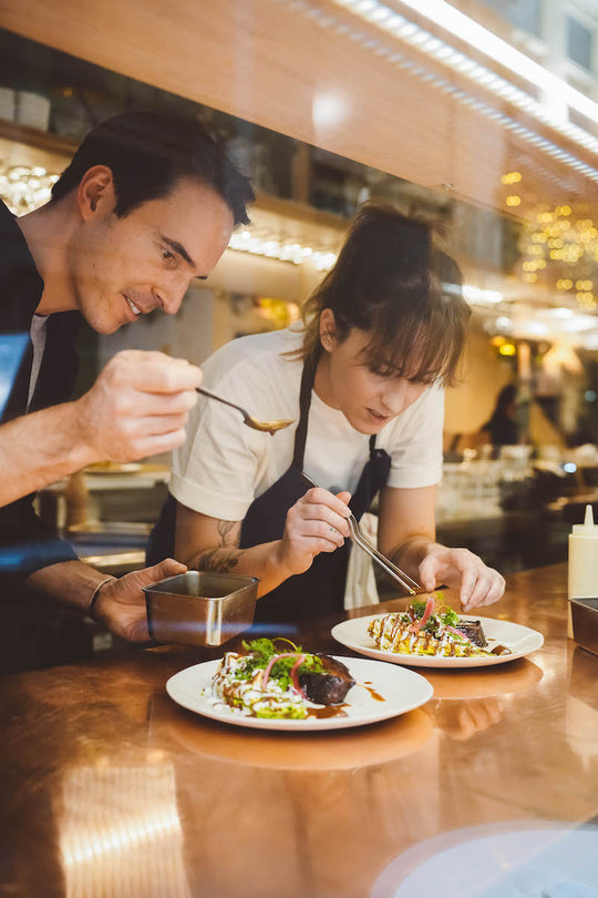 Cuisine à 4 mains avec Atma et Pauline Séné chez Arboré